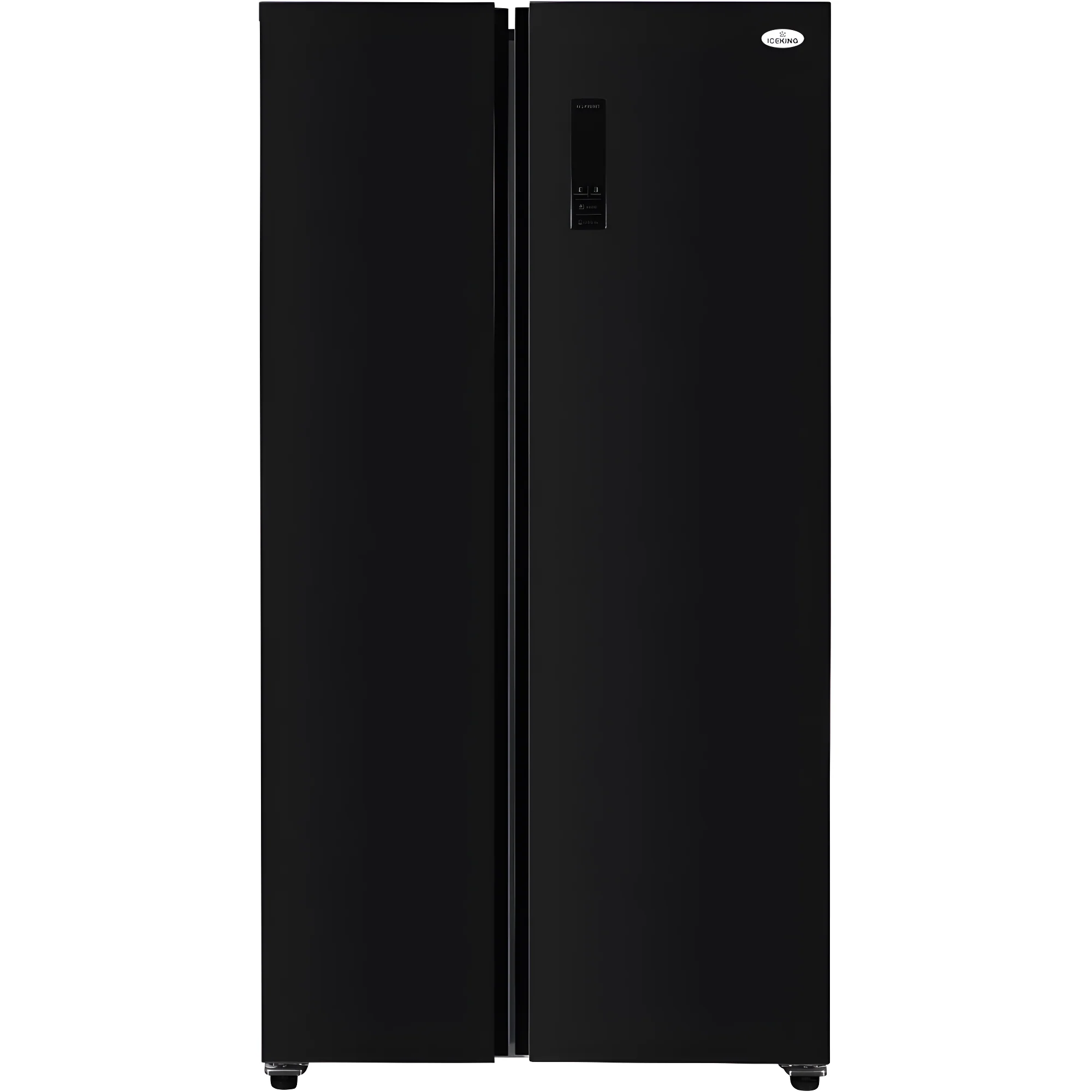 IceKing IKSBS442BK - Black American Fridge Freezer - Non-Plumbed