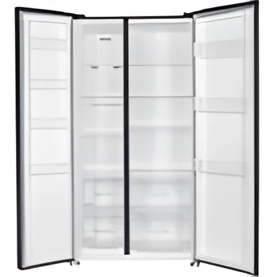 IceKing IKSBS442BK - Black American Fridge Freezer - Non-Plumbed - Image 2