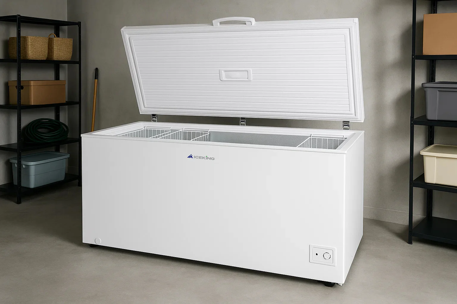 Iceking IQ30-CF500EW - White 500L Chest Freezer - E Energy Rating - Image 3