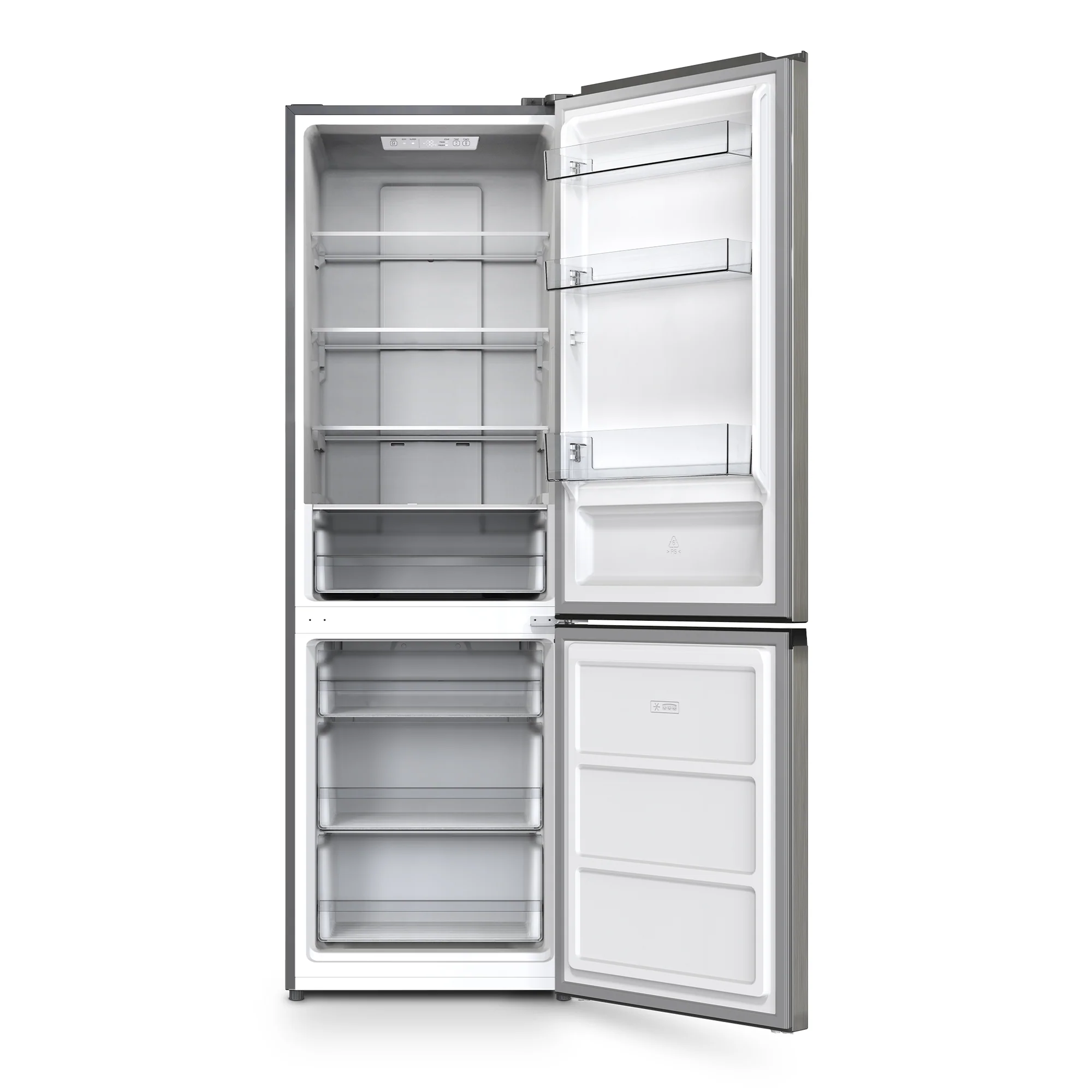 Iceking IQ30-NF185X - Inox Fridge Freezer - 400L Total No Frost - E Energy - Image 2