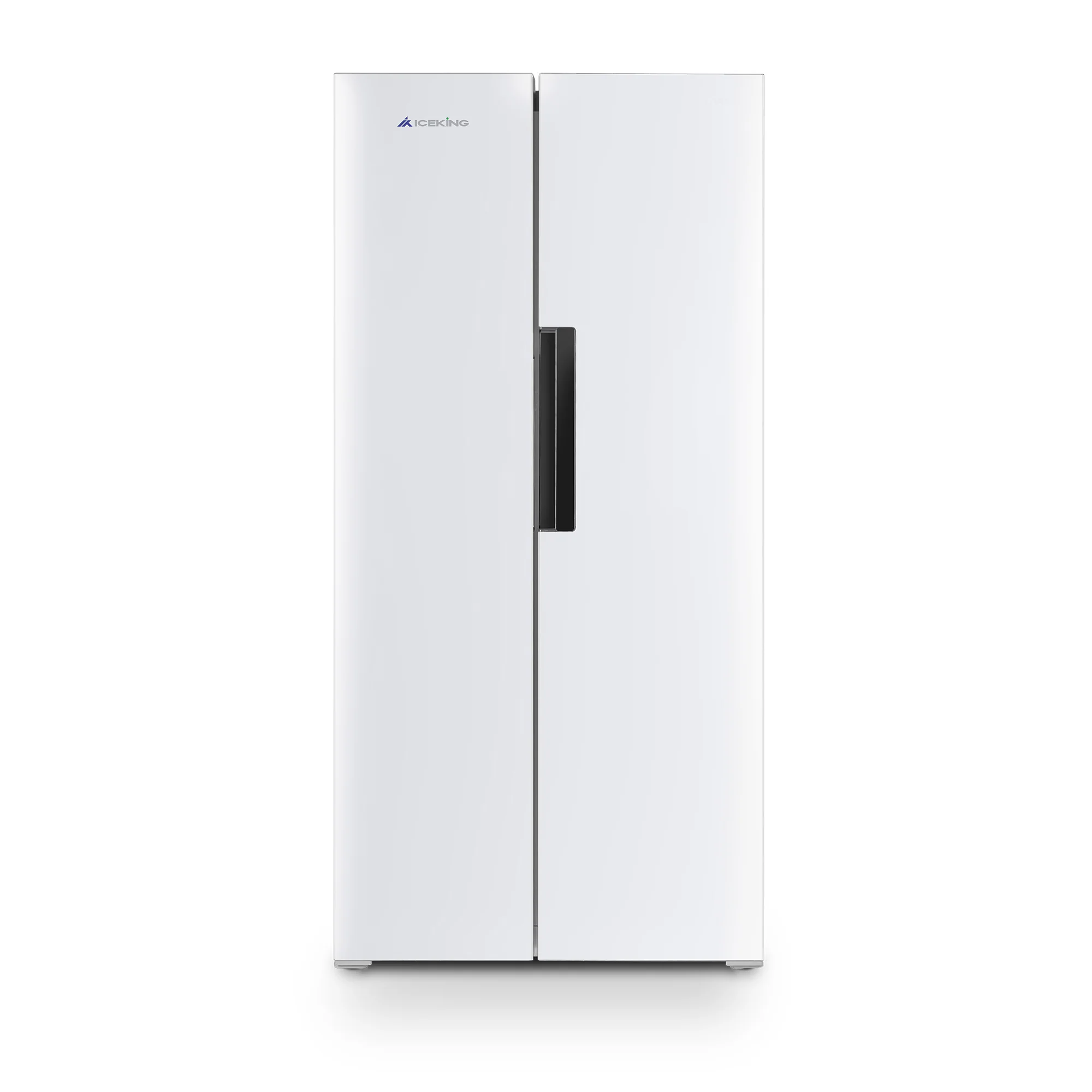 Iceking IQ30-SBS178W - White American Fridge Freezer - 445L - E Energy