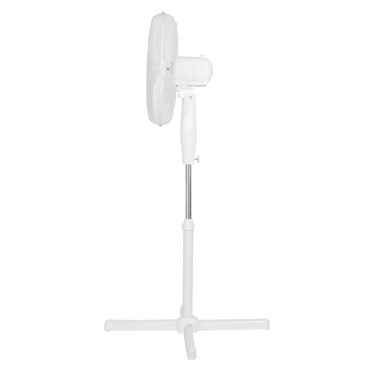 Igenix DF1655 - White 16 Inch Pedestal Fan - 3 Speed, Oscillating, Adjustable Height - A+ Energy - Image 2