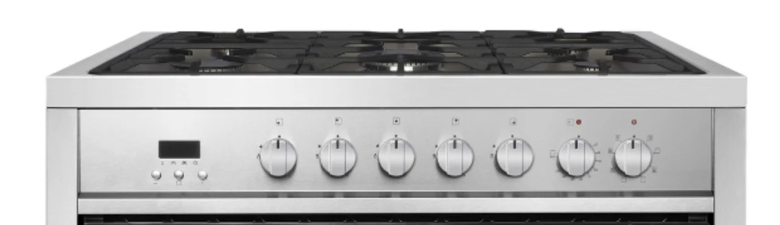 Inalto IR90DFSS - Black and Stainless Steel Range Cooker - 103L - Dual Fuel - Image 2