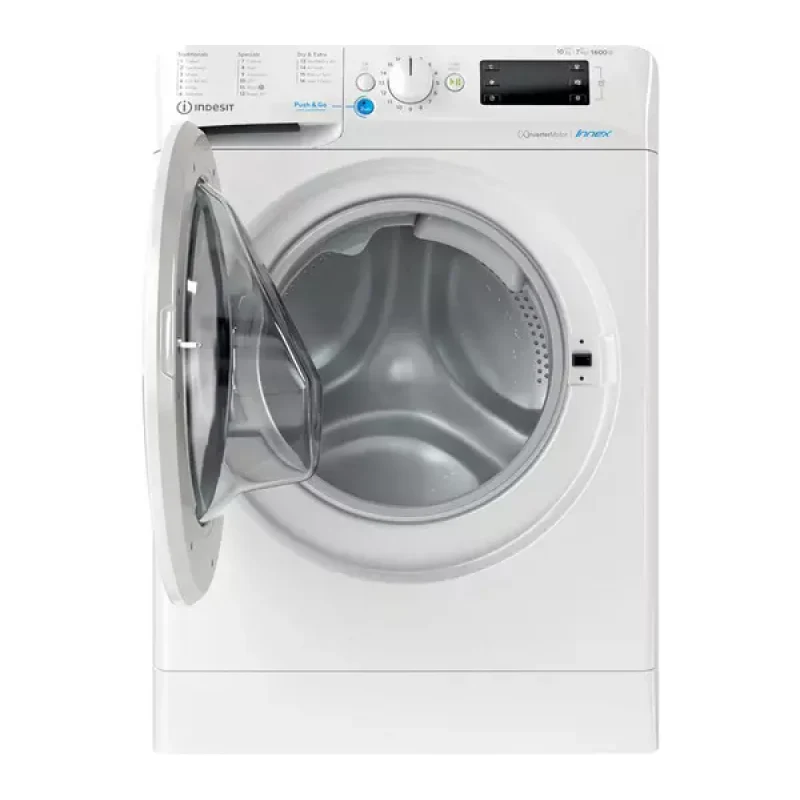 Indesit BDE 107625X W UK N - White 10KG/7KG Washer Dryer - 1600 RPM - B energy - Image 2
