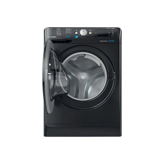 Indesit BDE 86436X B UK N - Black 8KG/6KG Washer Dryer - 1400 RPM - D energy - Image 2