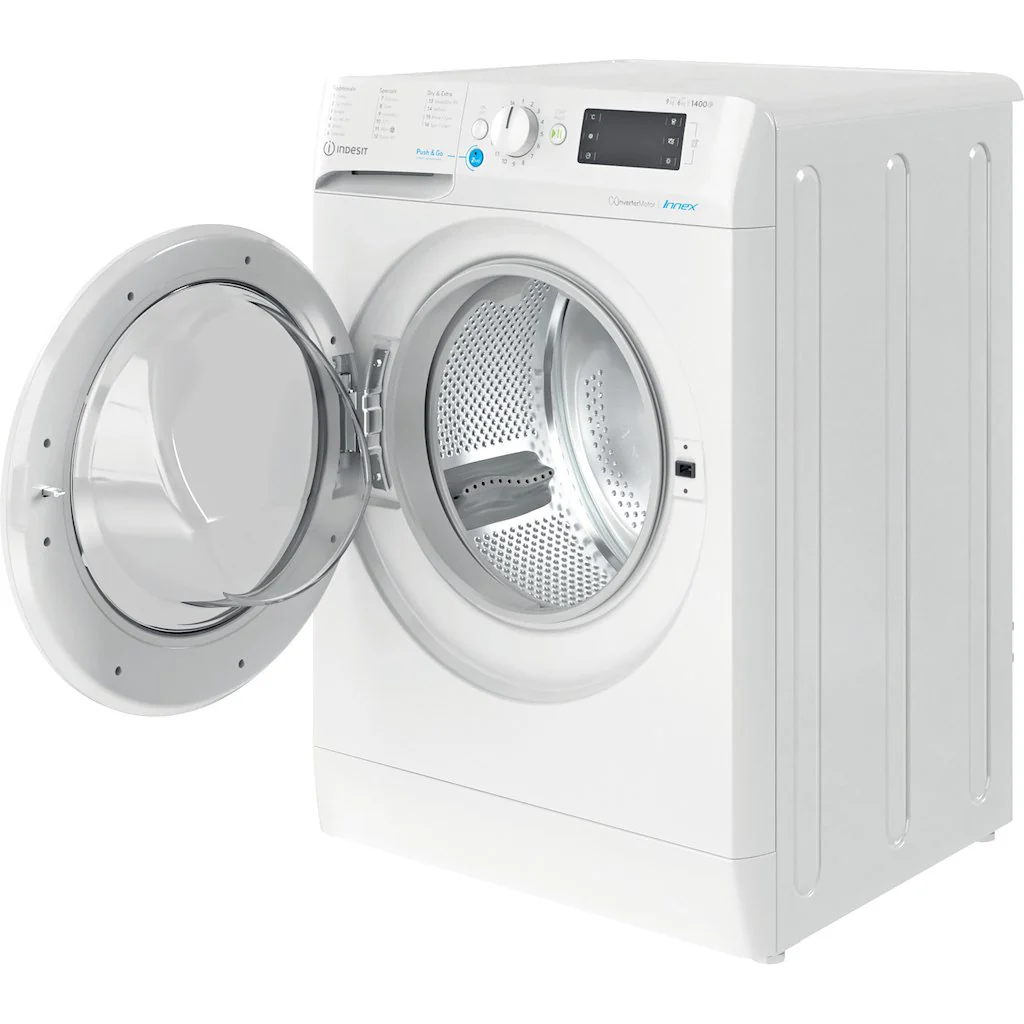 Indesit BDE 96436X W UK N - White 9KG/6KG Washer Dryer - 1400 RPM - D energy - Image 2