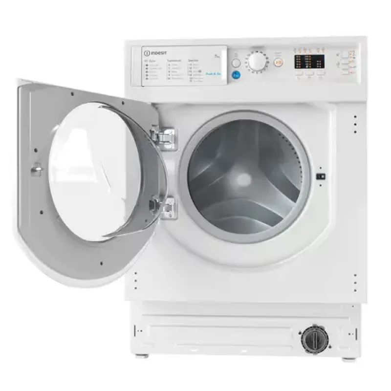 Indesit BI WMIL 71252 UK N - White Integrated 7KG Washing Machine - 1200 RPM - E energy - Image 2