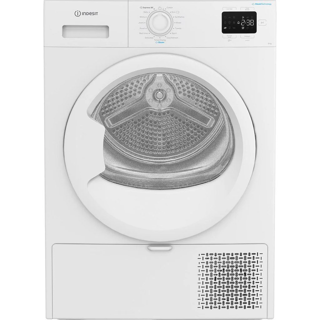 Indesit C YD 92D WW UK - White 9KG Heat Pump Tumble Dryer - A+ Energy
