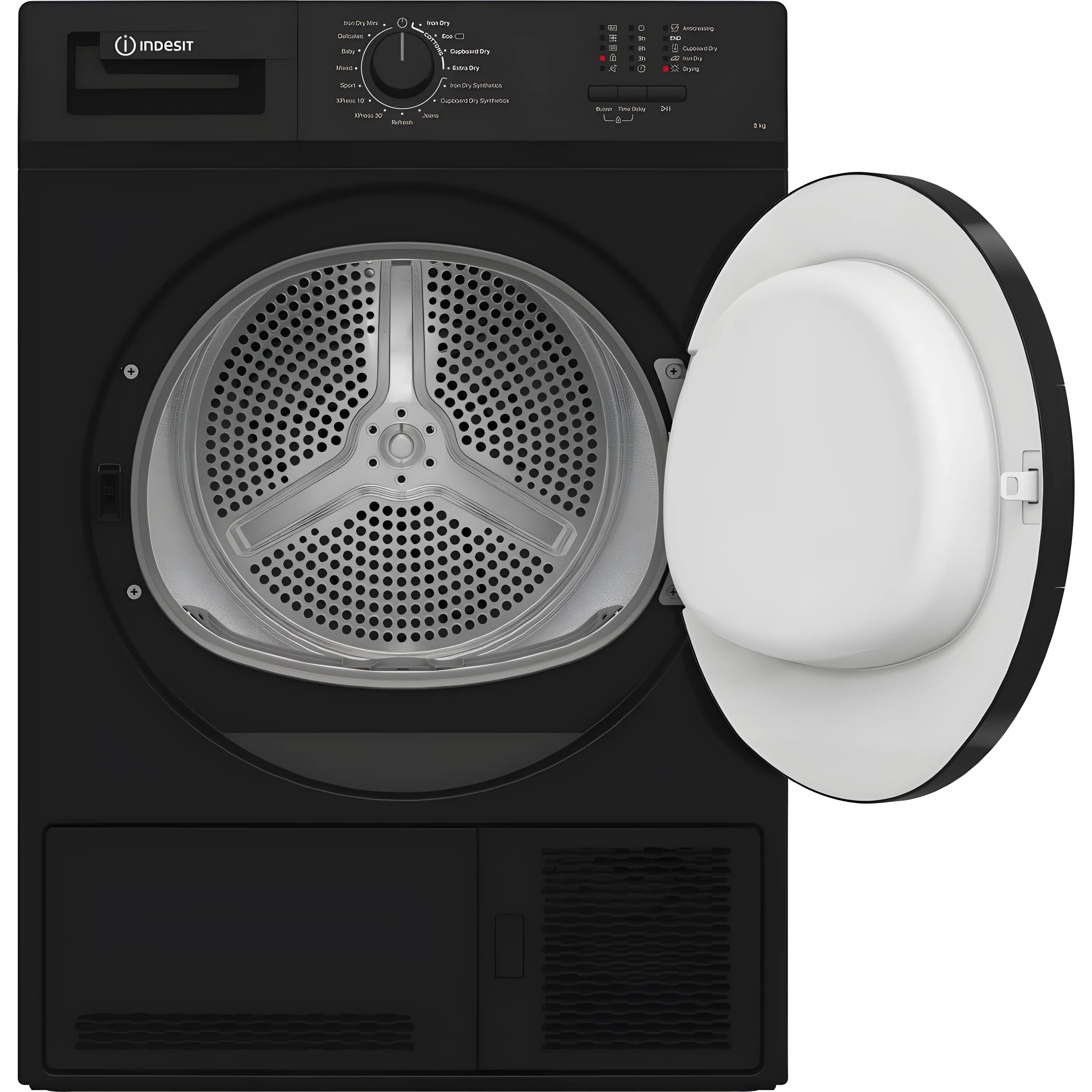 Indesit C YD C82 BBGL UK - Black 8KG Condenser Tumble Dryer - B Energy Rated - Image 2