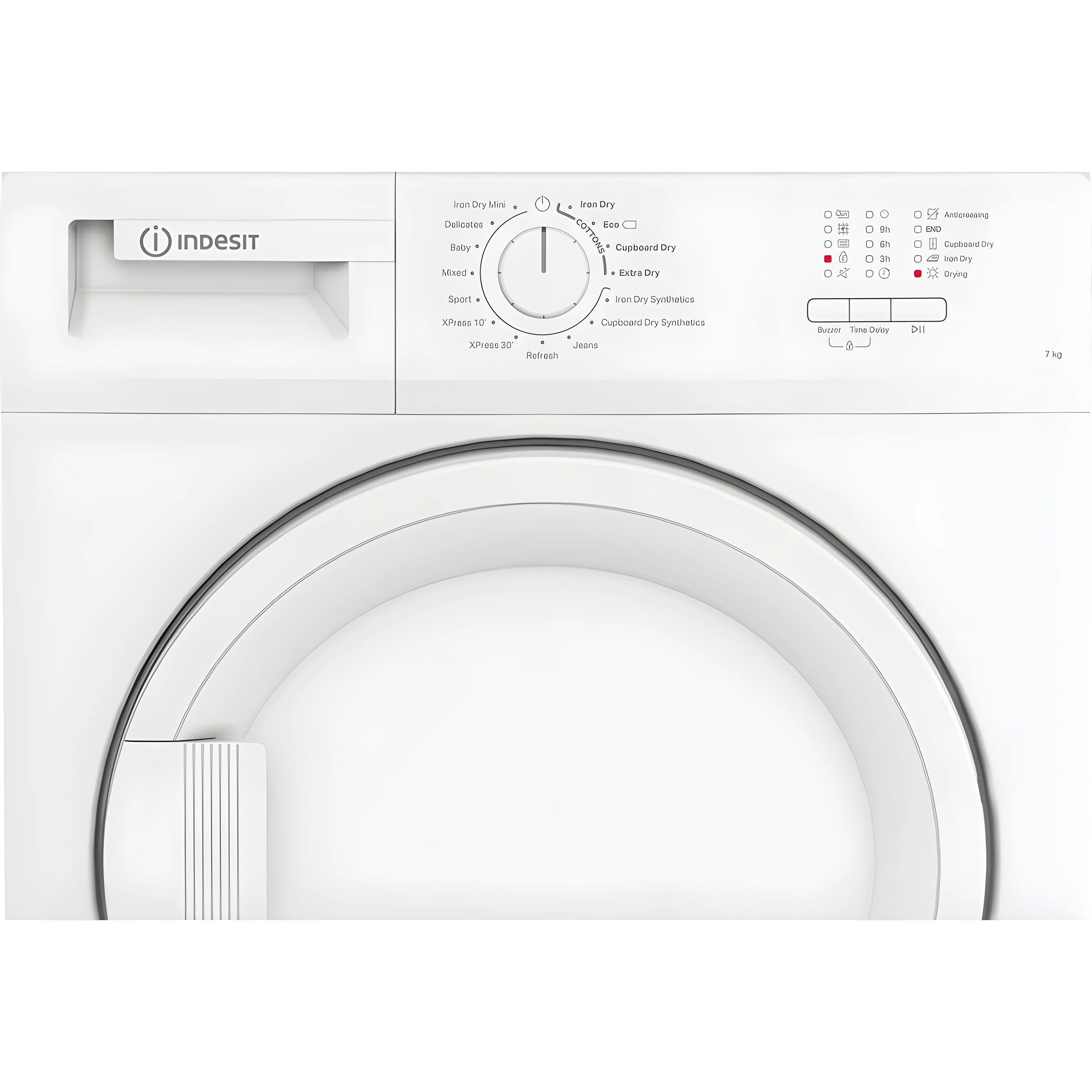 Indesit CYD C82 WWGL UK - White 8KG Condenser Tumble Dryer - B Energy Rated - Image 4