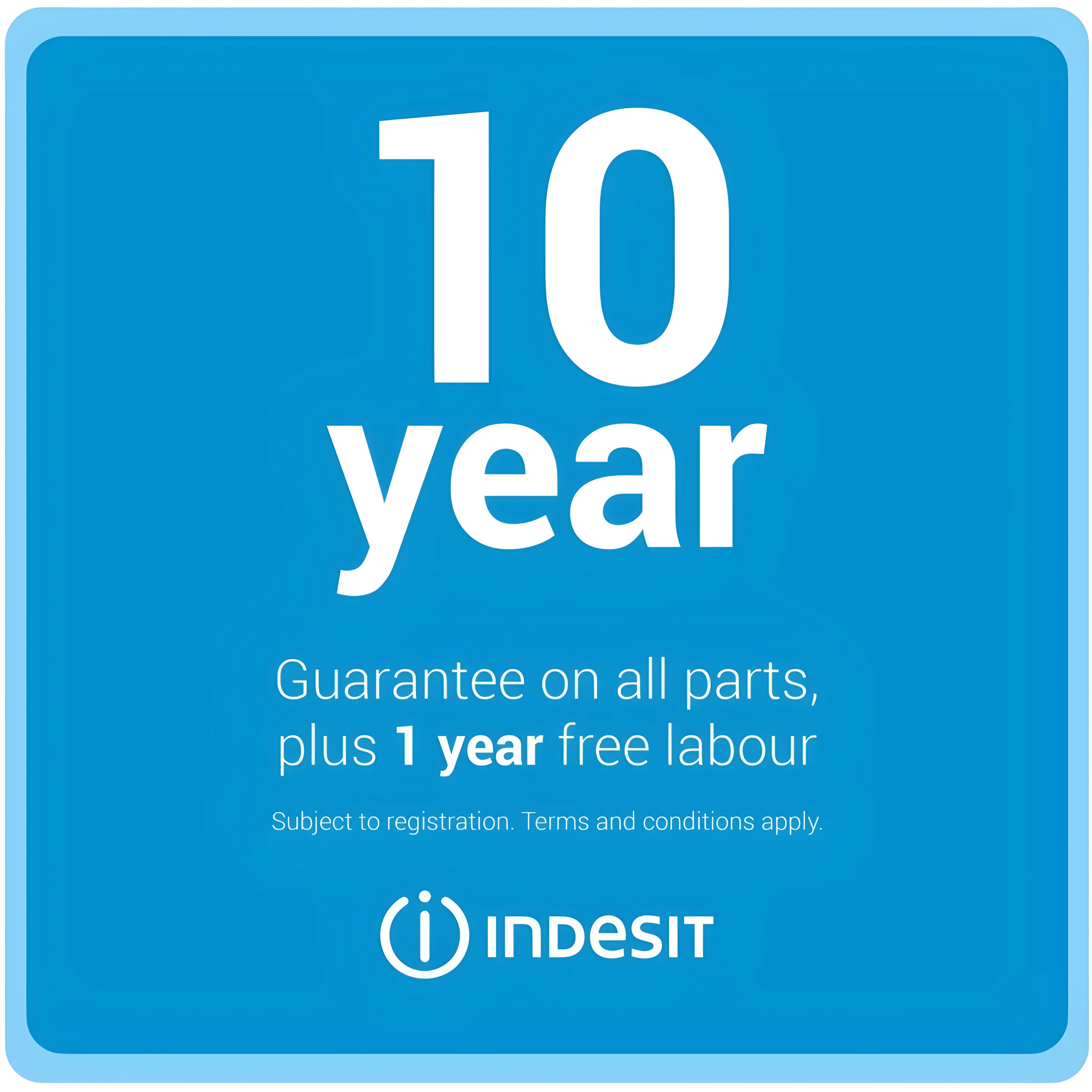 Indesit I55V1 112W UK - White Under Counter Fridge with Ice Box - 114 Litres - E Energy Rating - Image 2