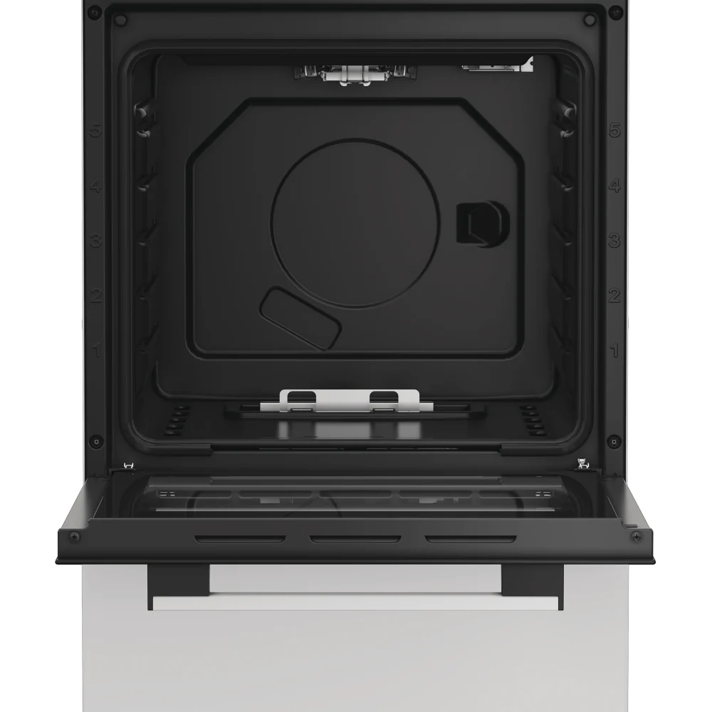 Indesit I5G1KMW - White Gas Cooker - 55L Single Oven - A Rated - Image 4