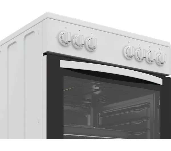 Indesit I6G3PMW/UK - White Dual Fuel Cooker - 60cm - A Energy - Image 3