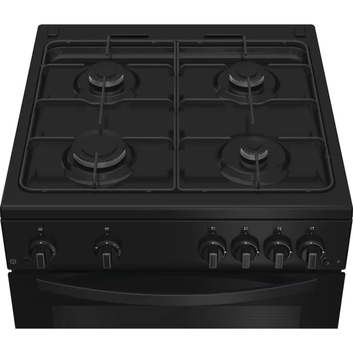 Indesit IDG6GB- Black 60cm Gas Double Cooker - A+ Energy Rating - Image 4