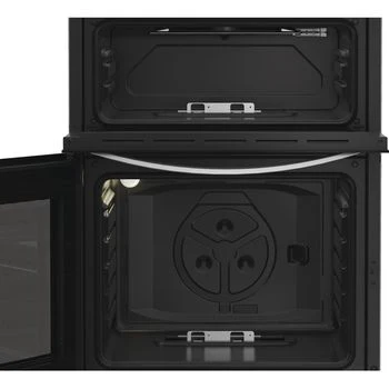 Indesit IDG6GS - Silver 60cm Gas Double Cooker - A+ Energy Rating - Image 2