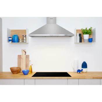 Indesit IHPC 9.5 LM X - Stainless Steel 90cm Wall Mounted Cooker Hood - 3 Speeds - LED Lighting - Image 3