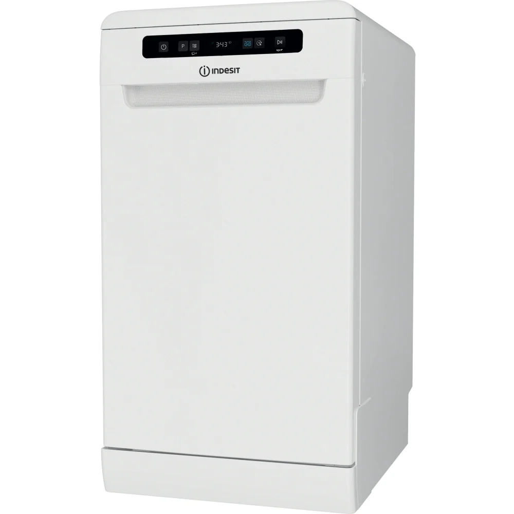 Indesit IN2FD10CS70WUK - White Slimline Dishwasher - 10 Place Settings - D Energy - Image 2