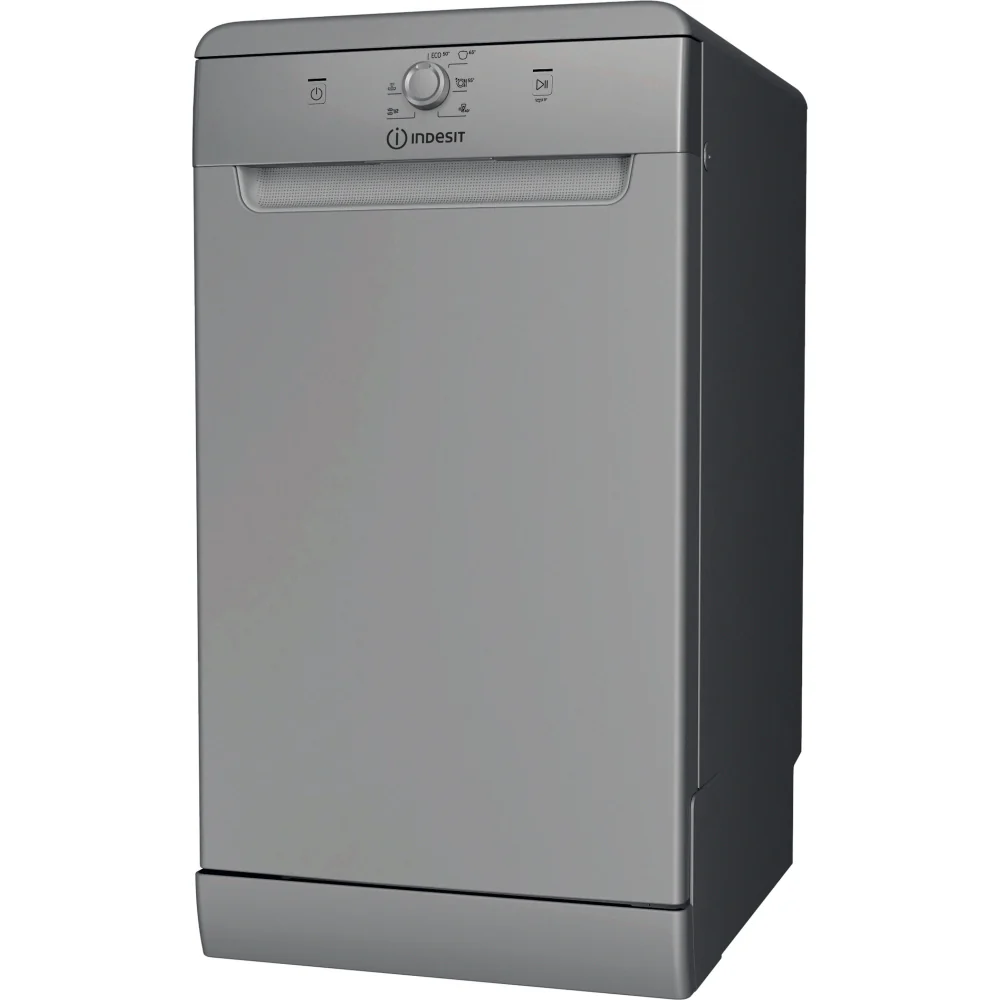 Indesit IN2FE10CS90SUK - Silver Slimline Dishwasher - 10 Place Settings - E Energy Rated - Image 2