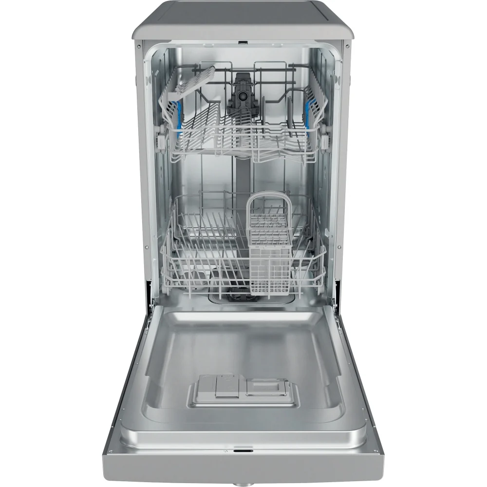 Indesit IN2FE10CS90SUK - Silver Slimline Dishwasher - 10 Place Settings - E Energy Rated - Image 4