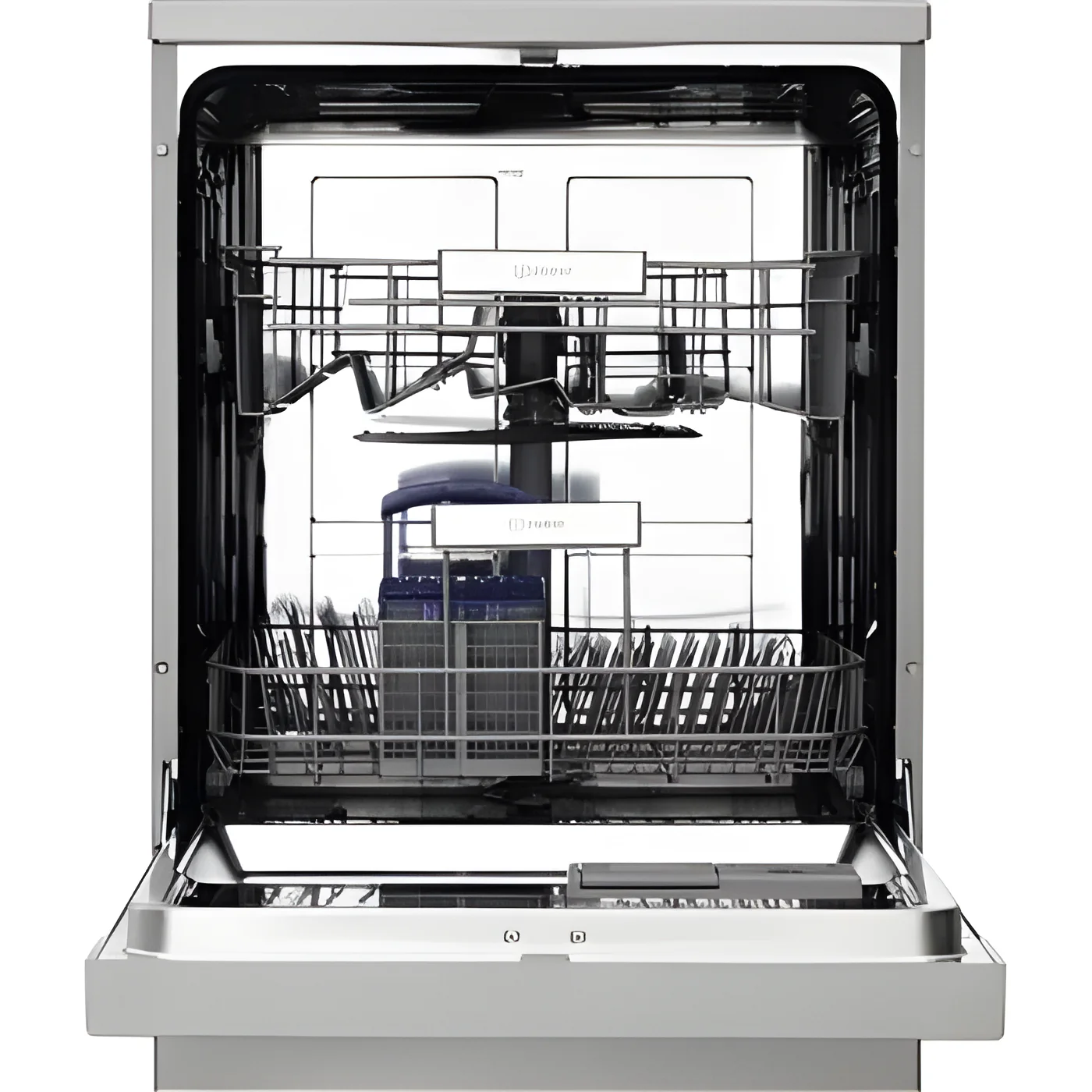 Indesit IN2FE13CNO7SUK - Silver Freestanding Dishwasher - 13 Place Settings - E Energy - Image 4