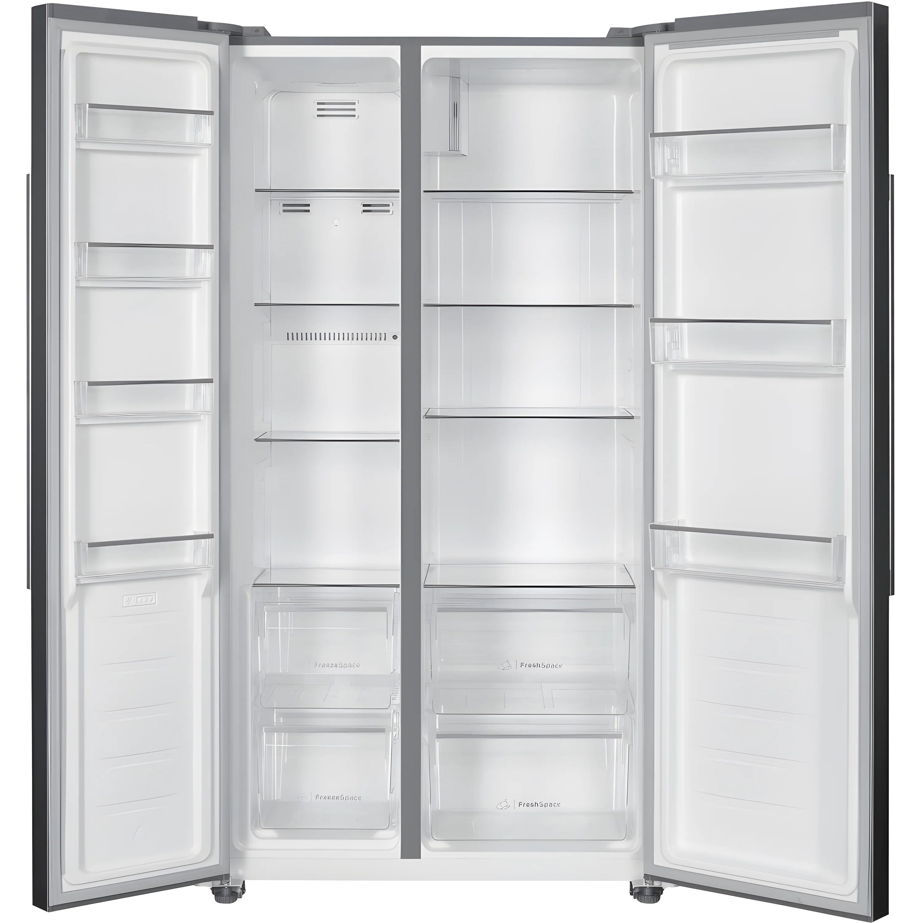 Indesit INGF 6441 XP4UK - Stainless Steel American Fridge Freezer - 442L - E Rated - Image 2