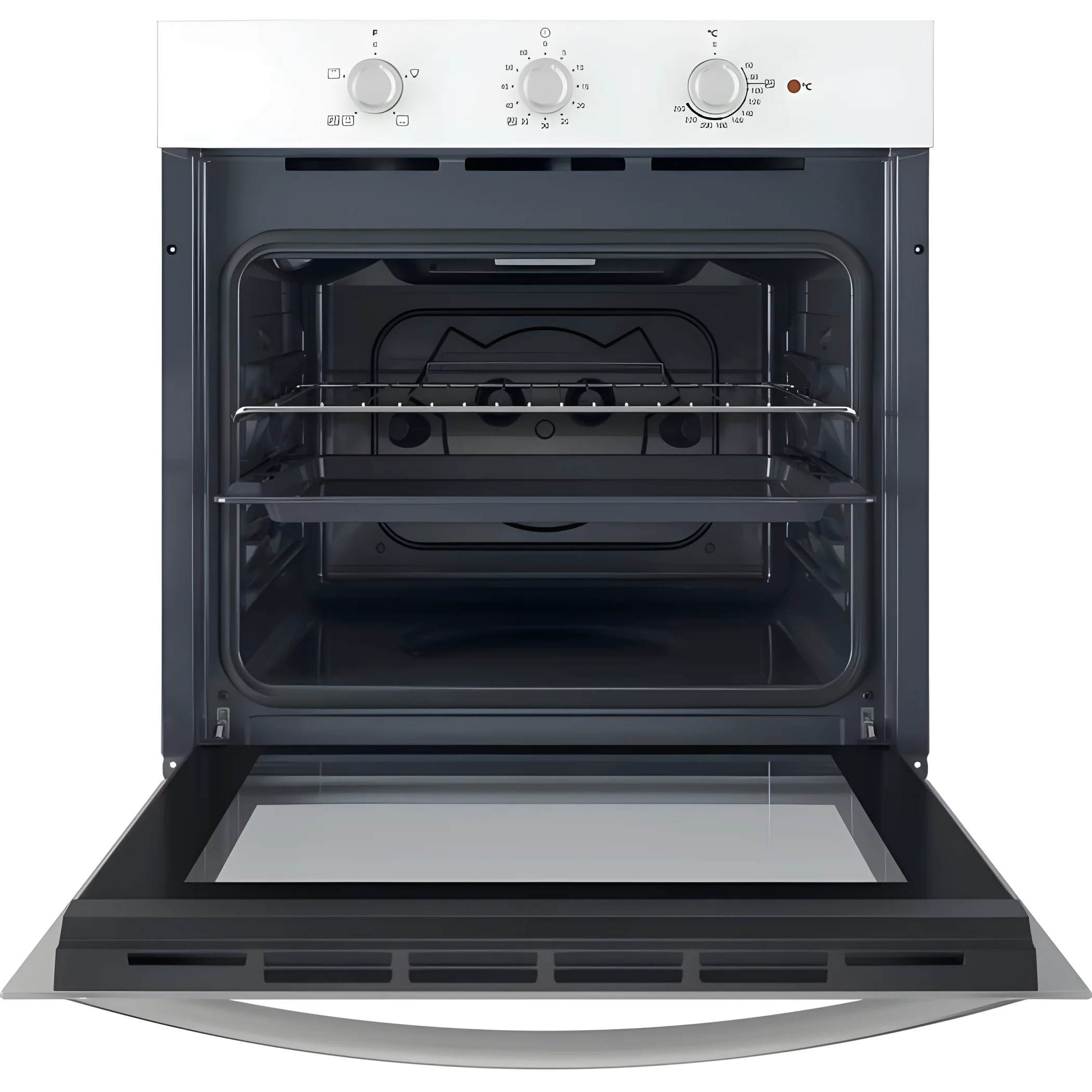 Indesit IO 232H W - White Built-In Electric Single Oven - 71L - A Energy - Image 3