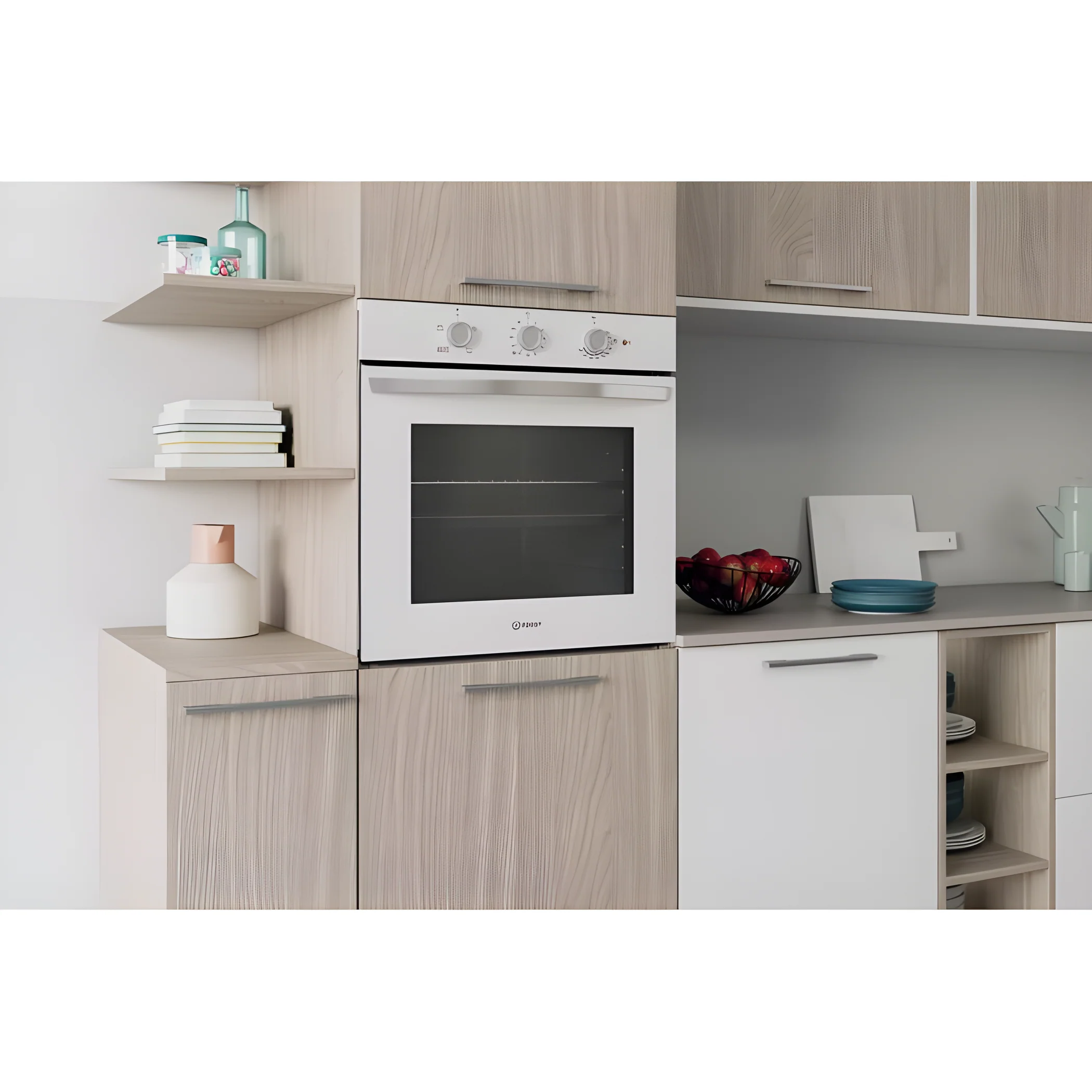 Indesit IO 232H W - White Built-In Electric Single Oven - 71L - A Energy - Image 5