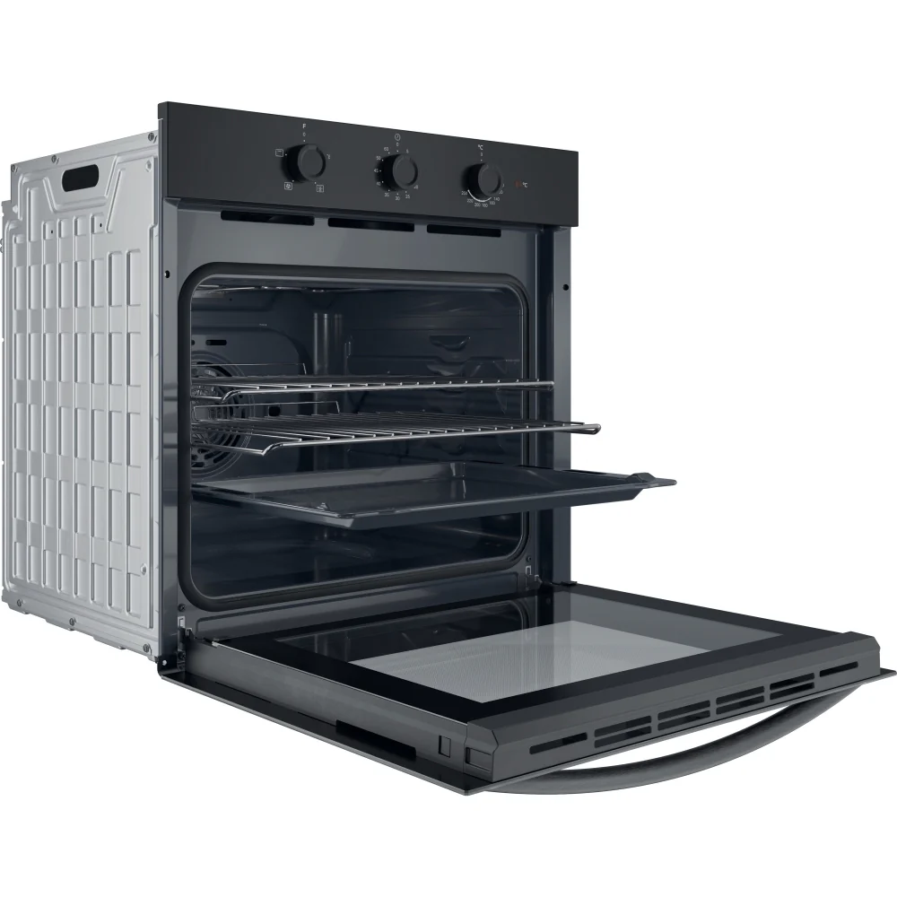 Indesit IO 233 B UK - Black Built-In Single Oven - 66L - A Energy Rated - Image 3