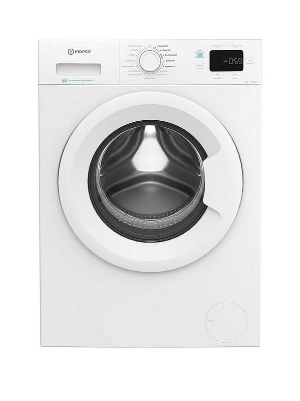 Indesit IP 846 PUSH&GO UK - White 8KG Washing Machine - 1400 RPM - A energy