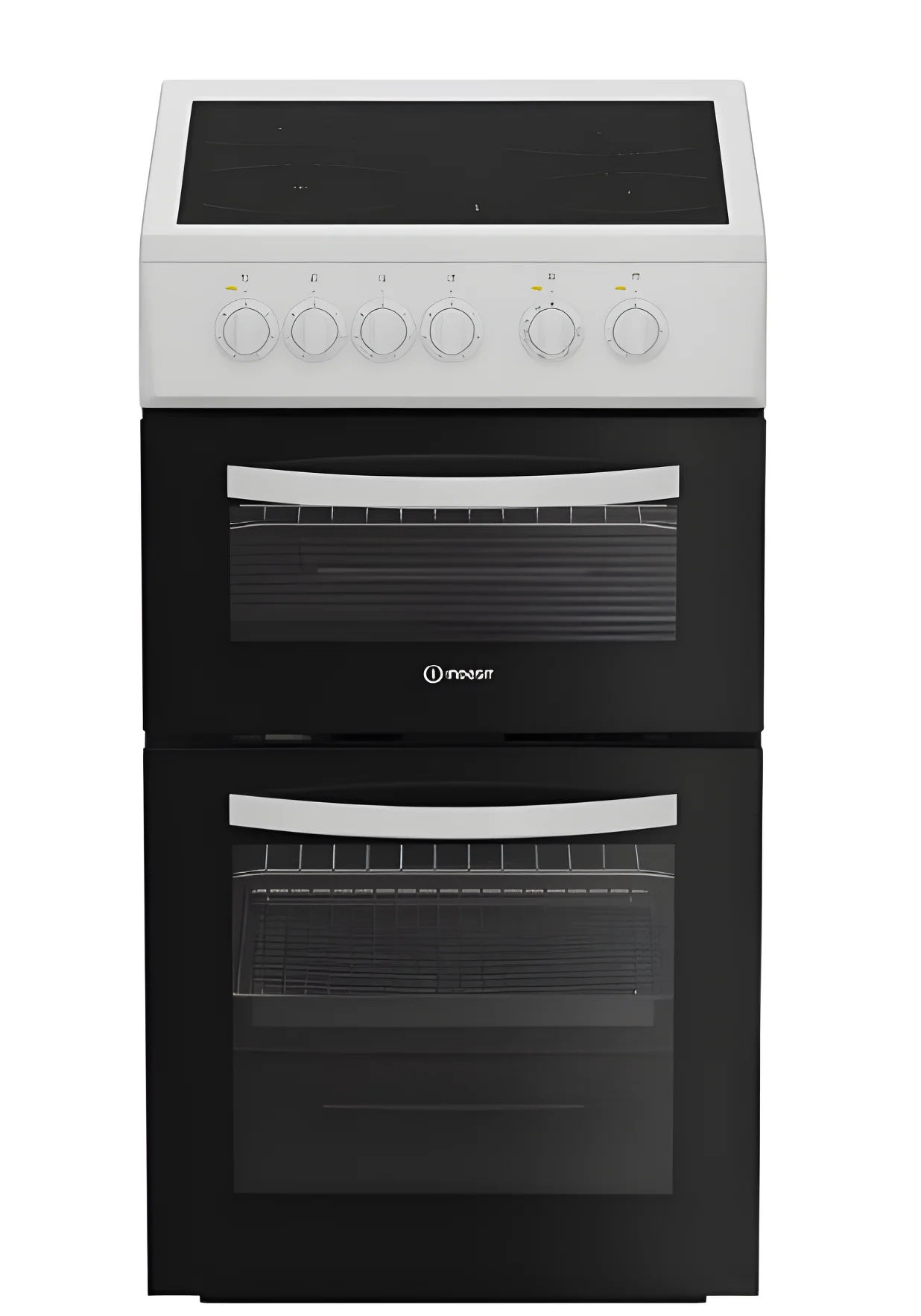 Indesit ITE5VMW - White Electric Cooker - 54L Ceramic Hob - A/A Energy Rated