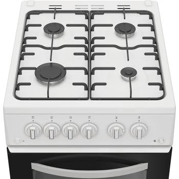 Indesit ITG5GMW - White Gas Twin Cooker - 54L Capacity - A+ Energy - Image 5