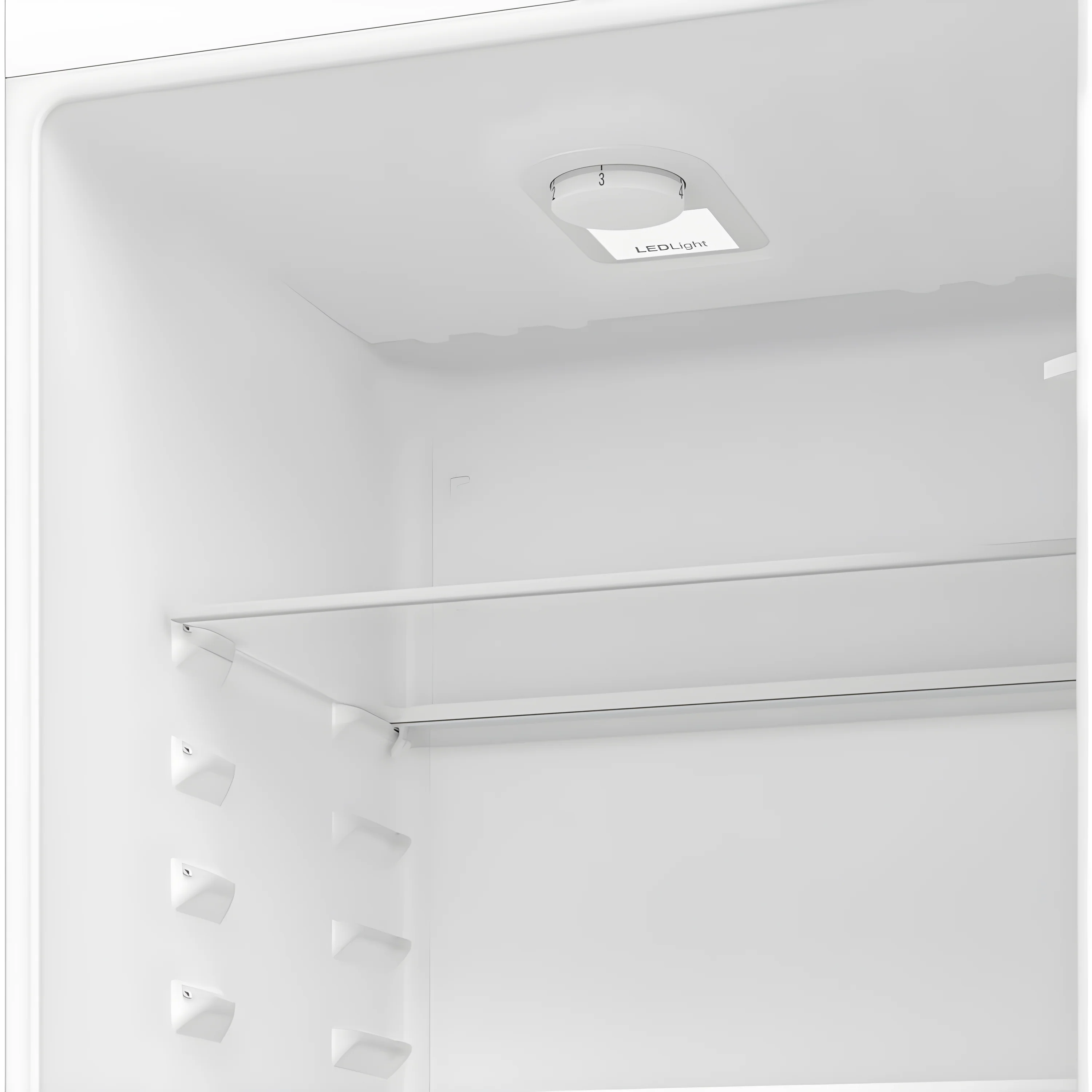 Indesit KINH 1271 B4UK 178cm 70/30 Integrated Frost Free Fridge Freezer with Sliding Door Hinge - White - E Rated - Image 2