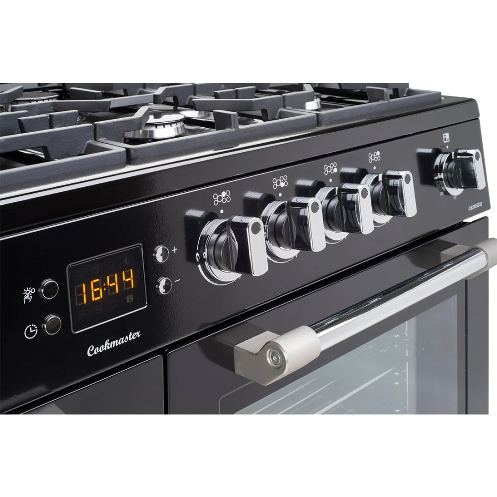 Leisure CK110F232K Cookmaster - Black 110cm Dual Fuel Range Cooker - 140L Capacity - A Rated - Image 2