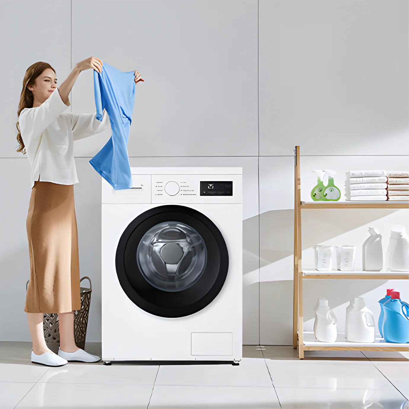LG F4A10S8NWK - White 8KG Washing Machine - 1400 RPM - A energy - Image 5