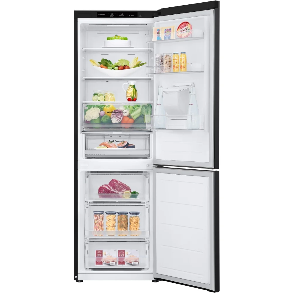 LG GBF3102EEP - Black Fridge Freezer - 343L - E Rated - Image 2