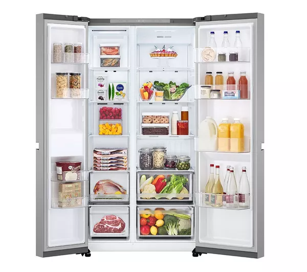 LG GSBC40PYPE - Prime Silver American Fridge Freezer - 662L - E Energy Rating