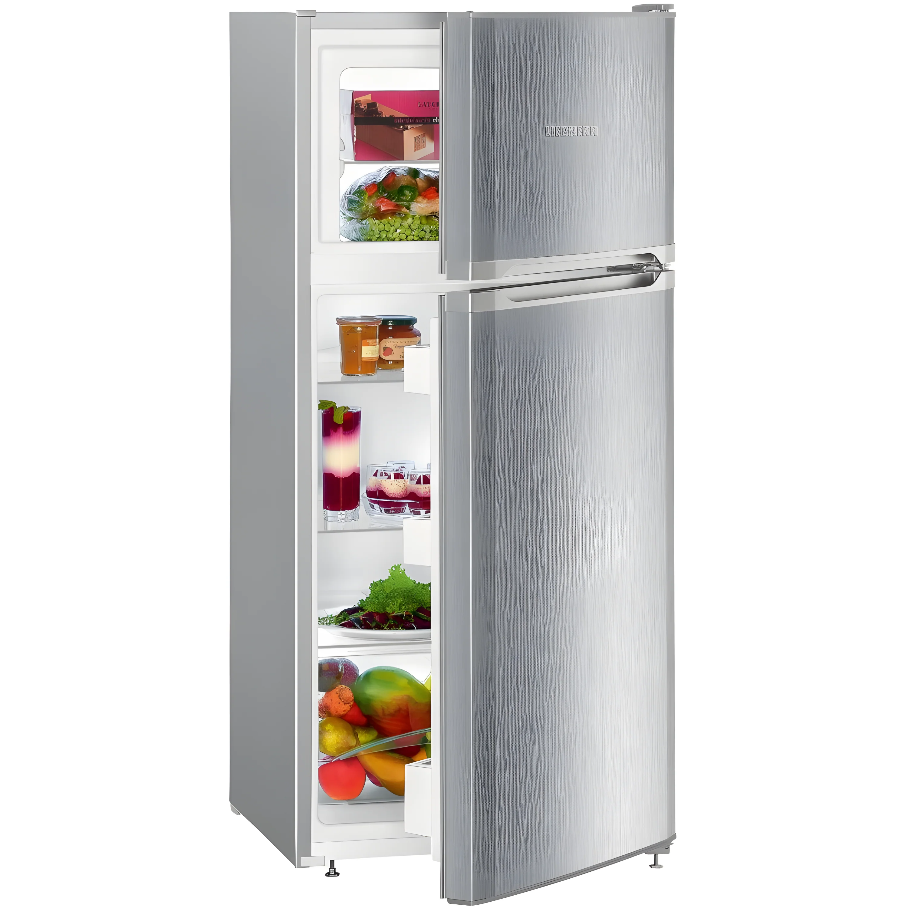 Liebherr CTELE2131 - Silver Freestanding 80/20 Fridge Freezer - E energy - Image 3
