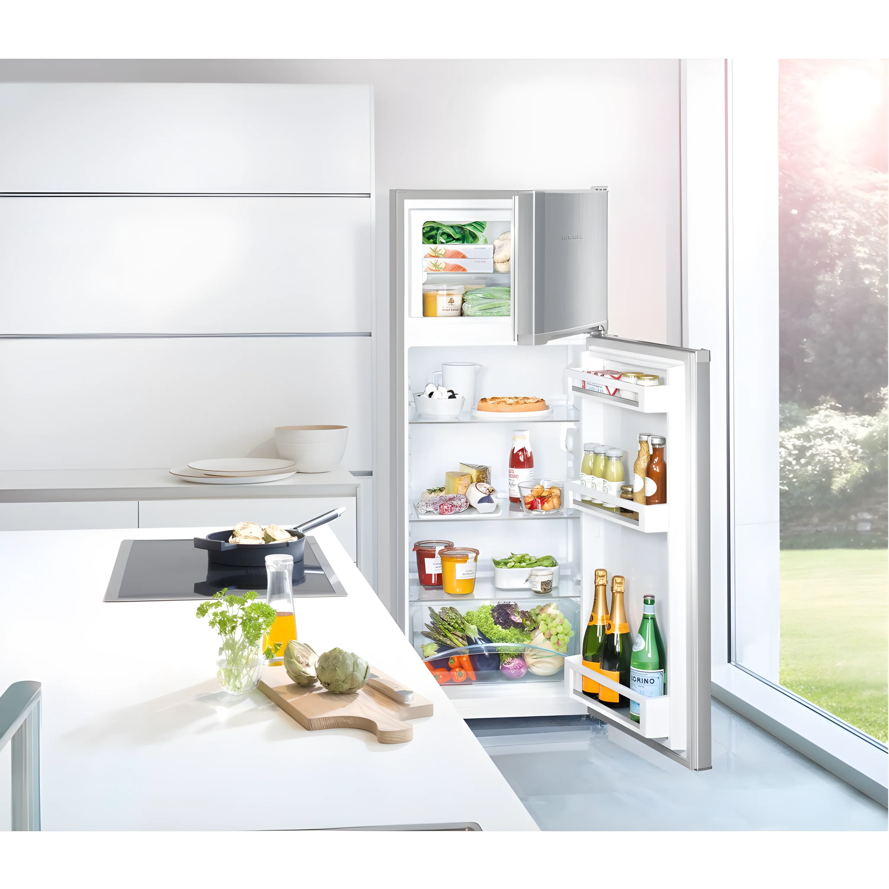 Liebherr CTELE2531 - Silver Freestanding 80/20 Fridge Freezer - E energy - Image 5