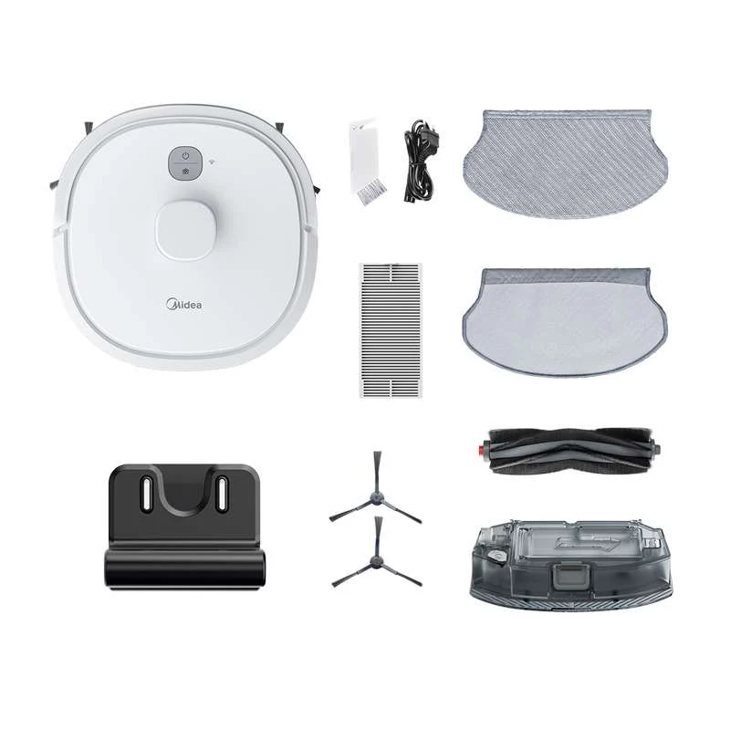Midea M6 - White Robot Vacuum Cleaner - 2000Pa Suction - 0.6L Capacity - Image 4