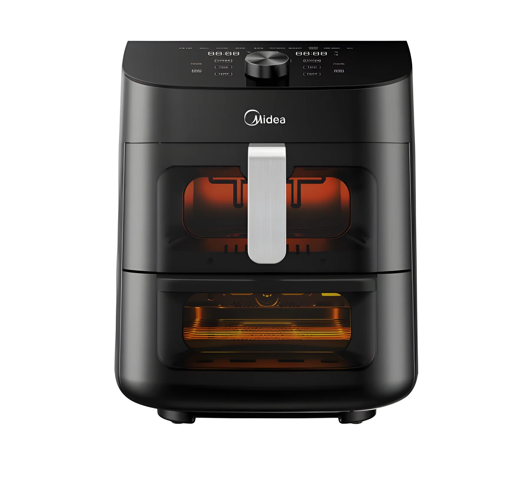 Midea MAF112B0BPKW - Black 11L Two-zone Air Fryer - 1900W - B energy - Image 4