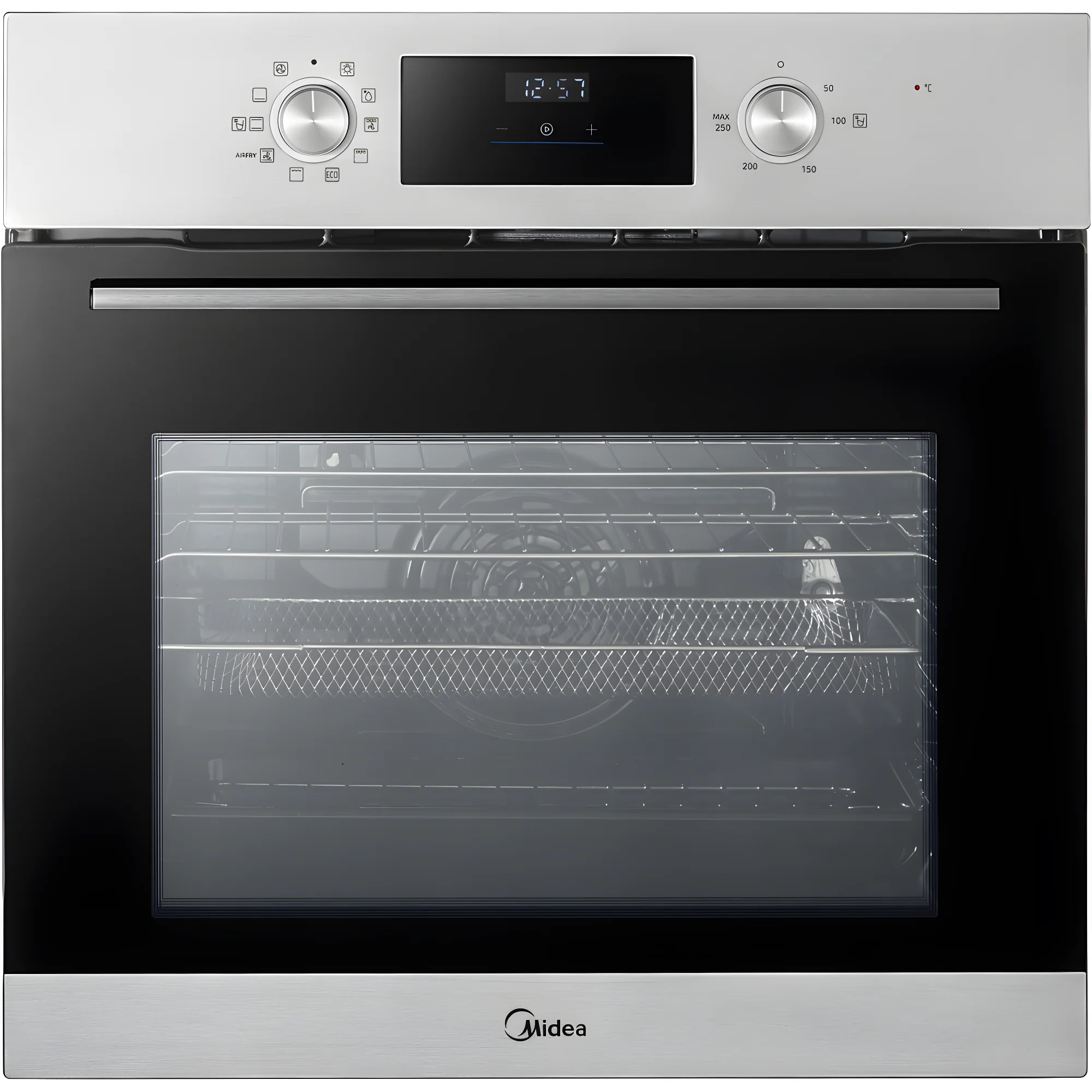 Midea MBO65M90D2-SS - Stainless Steel Built-In Electric Single Oven - 71L - A+ Energy
