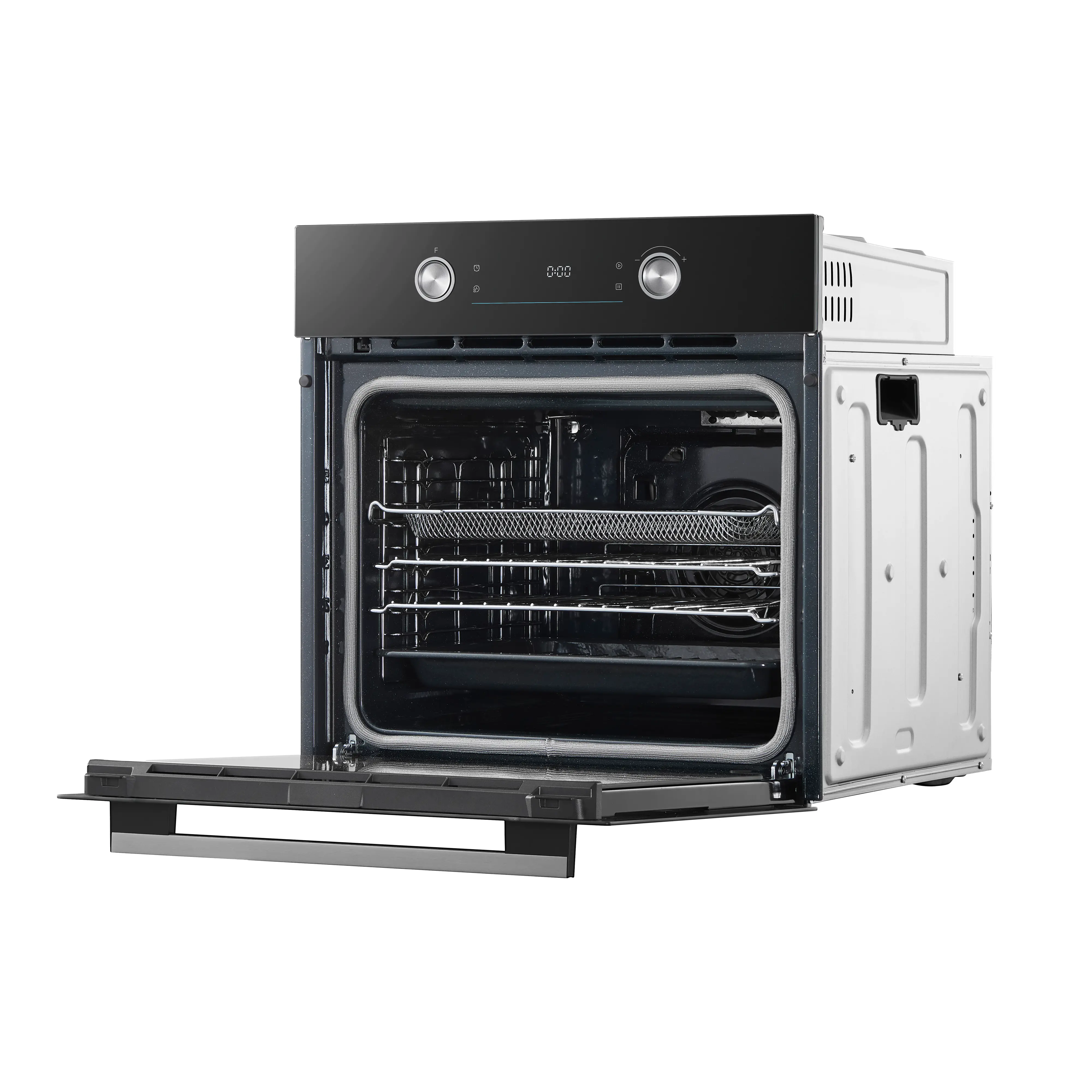 Midea MBO65P90E3-BK - Black 71L Built-in Single Oven - Pyrolytic Cleaning - A+ Energy - Image 3