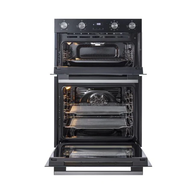 Midea MBOD70M30D0-BK - Black Built-In Double Oven - 110L - A Energy - Image 2