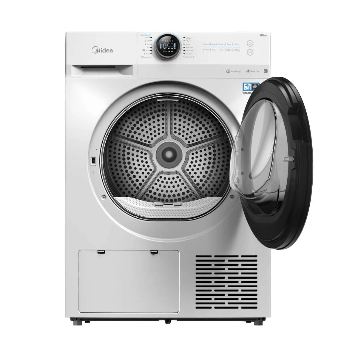Midea MD200H80WB - White 8KG Heat Pump Tumble Dryer - C Energy - Image 3