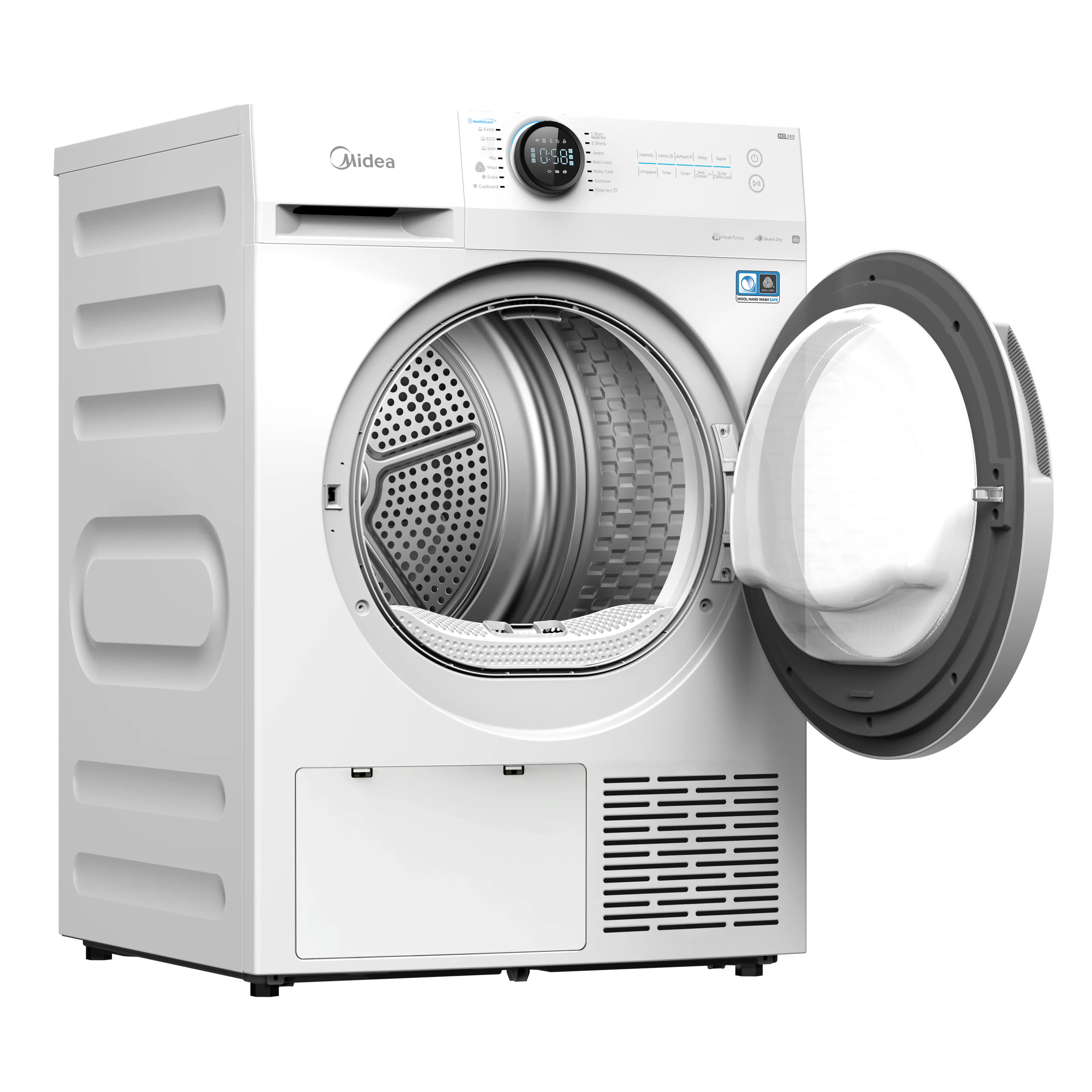 Midea MD200H90WB/W-UK - White 9KG Heat Pump Tumble Dryer - C Energy - Image 4
