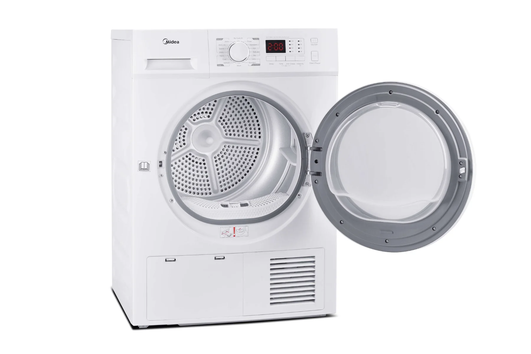 Midea MDG09EH80/1 - White 8KG Heat Pump Condenser Dryer - A++ energy - Image 2