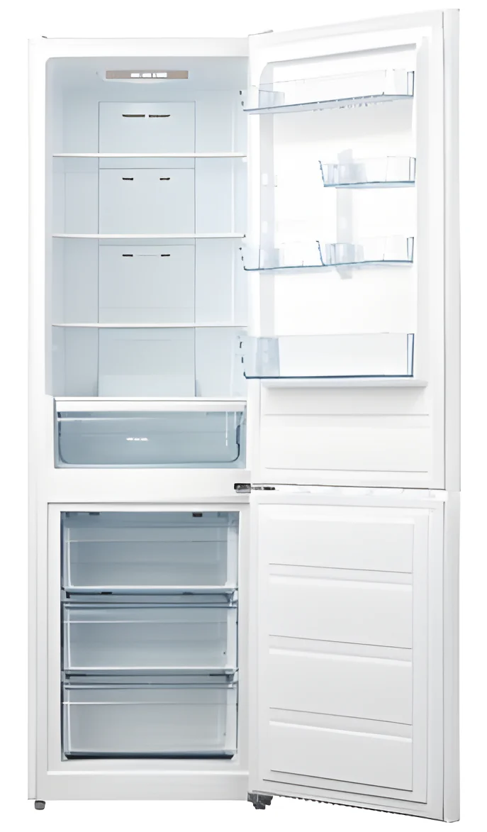 Midea MDRB424FGD02O - Silver Freestanding 60/40 Frost Free Fridge Freezer - D energy - Image 3