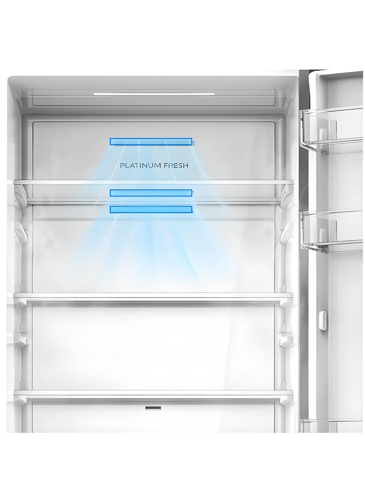 Midea MDRB548MME46 - Inox Fridge Freezer - 401L - E Energy - Image 5