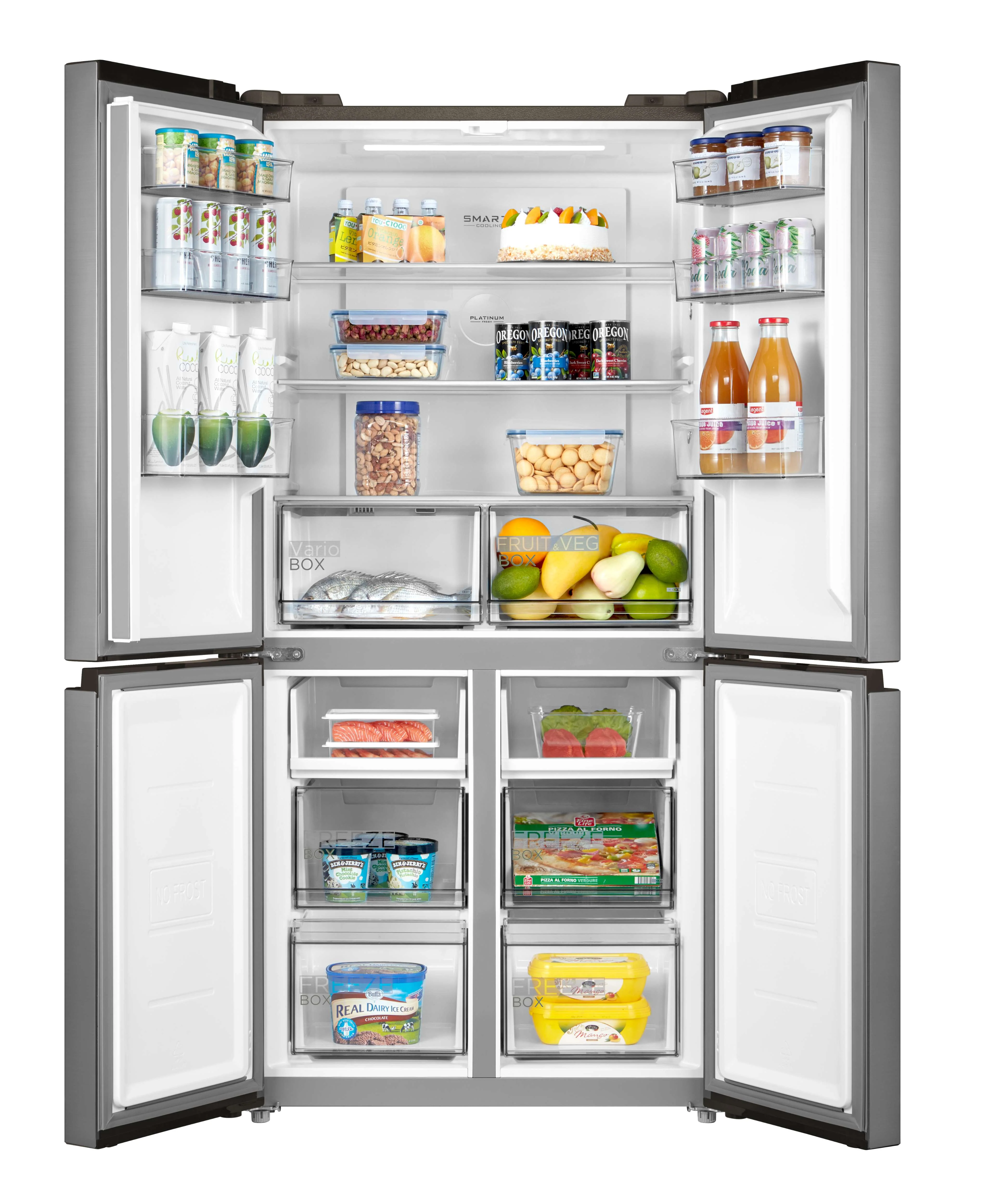 Midea MDRF632FIE46 - Stainless steel Side By Side Frost Free Fridge Freezer - E energy - Image 3