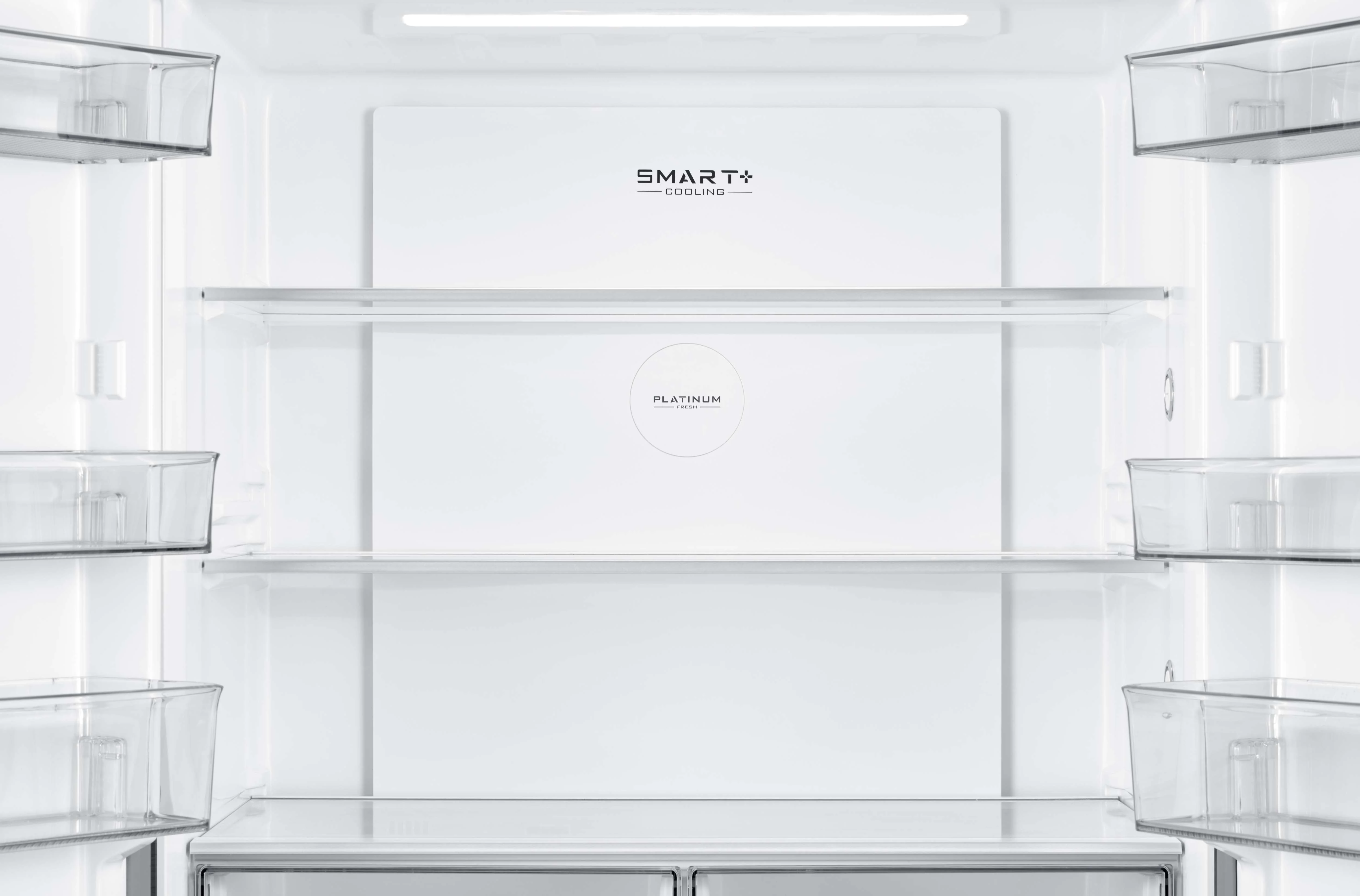 Midea MDRF632FIE46 - Stainless steel Side By Side Frost Free Fridge Freezer - E energy - Image 4